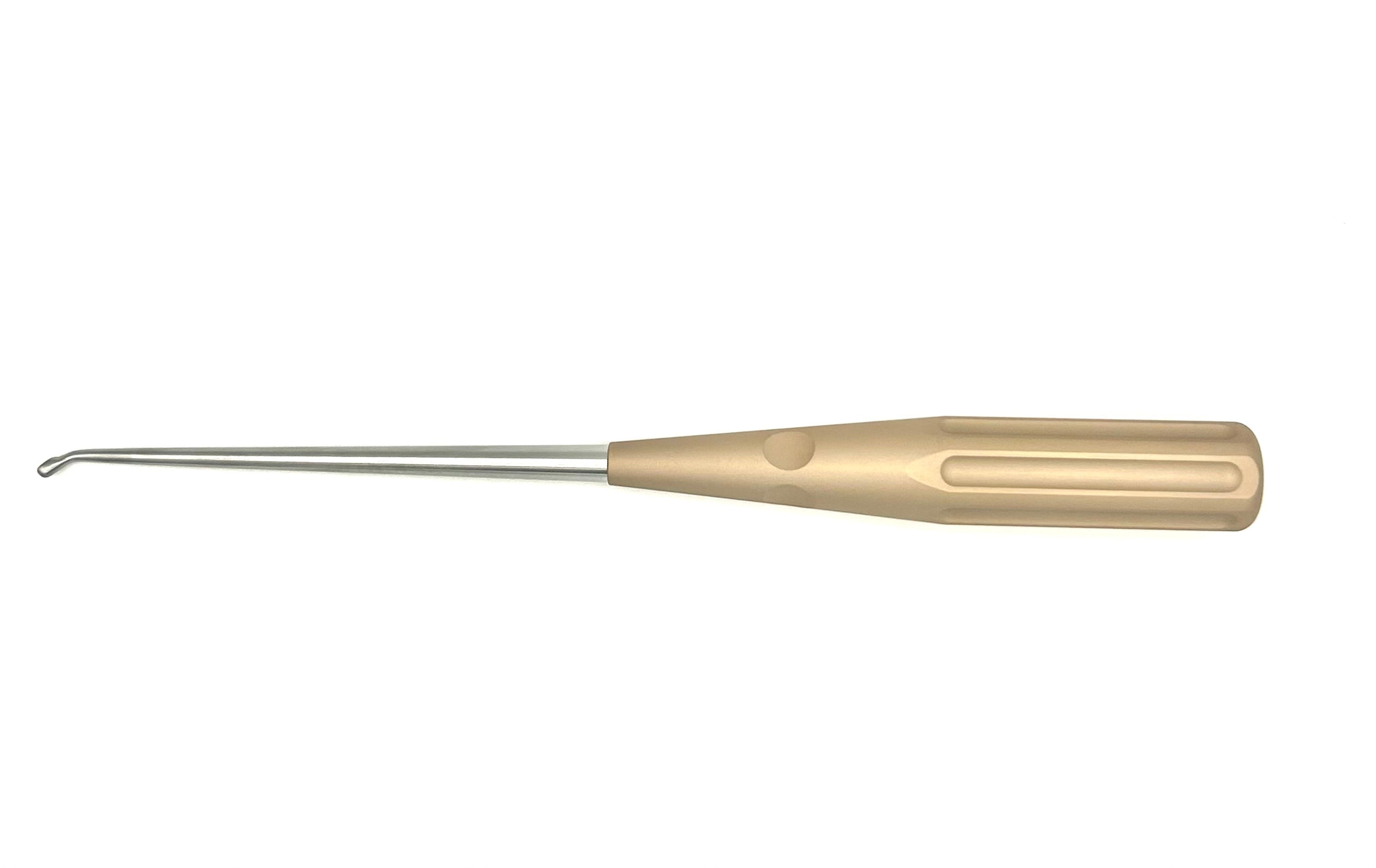 Chroma Style Spinal Curette Rev Ang 10" 2-0 Gold