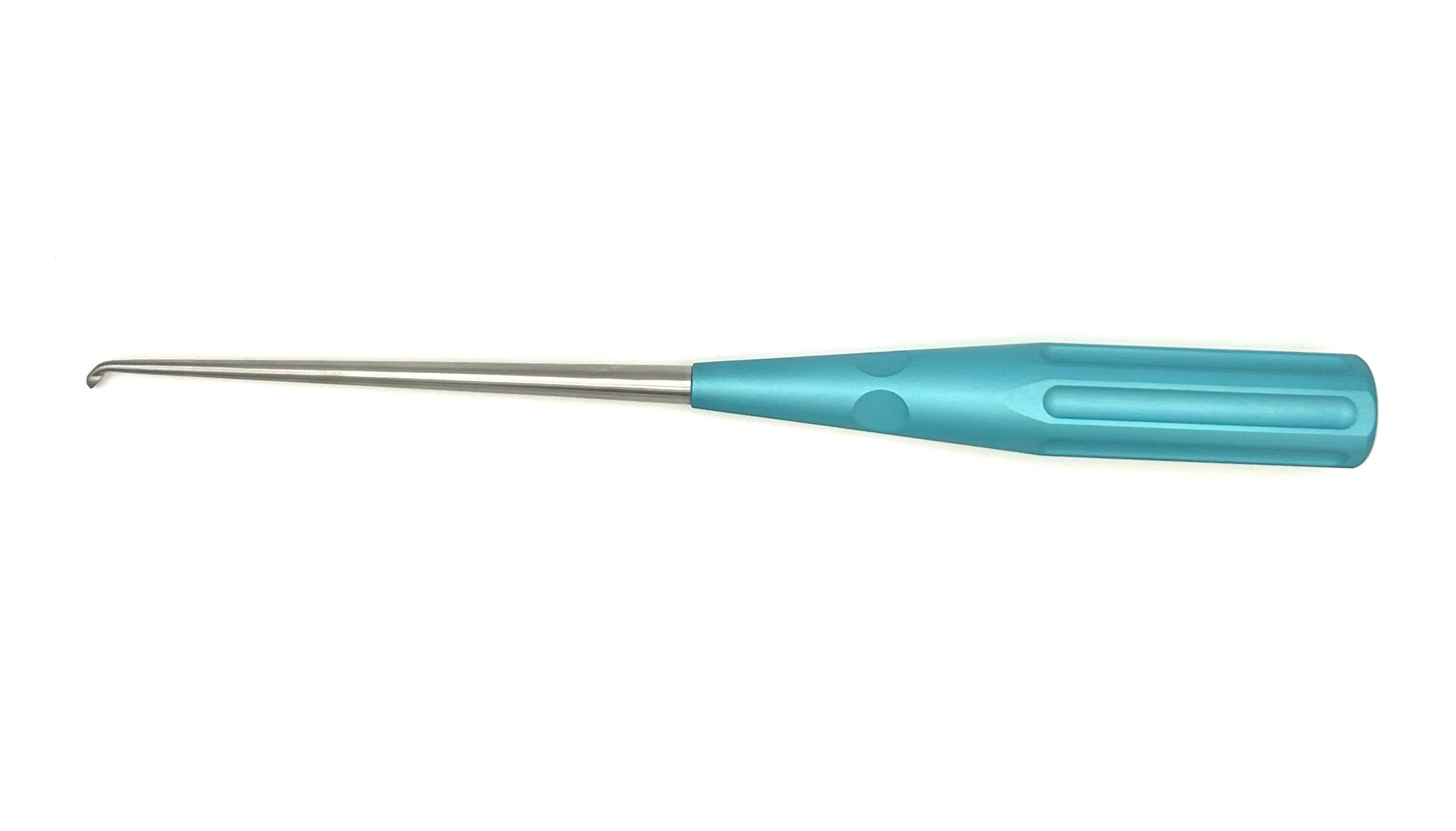 Chroma Style Spinal Curette 90d Ang 13" 3-0 Turquoise