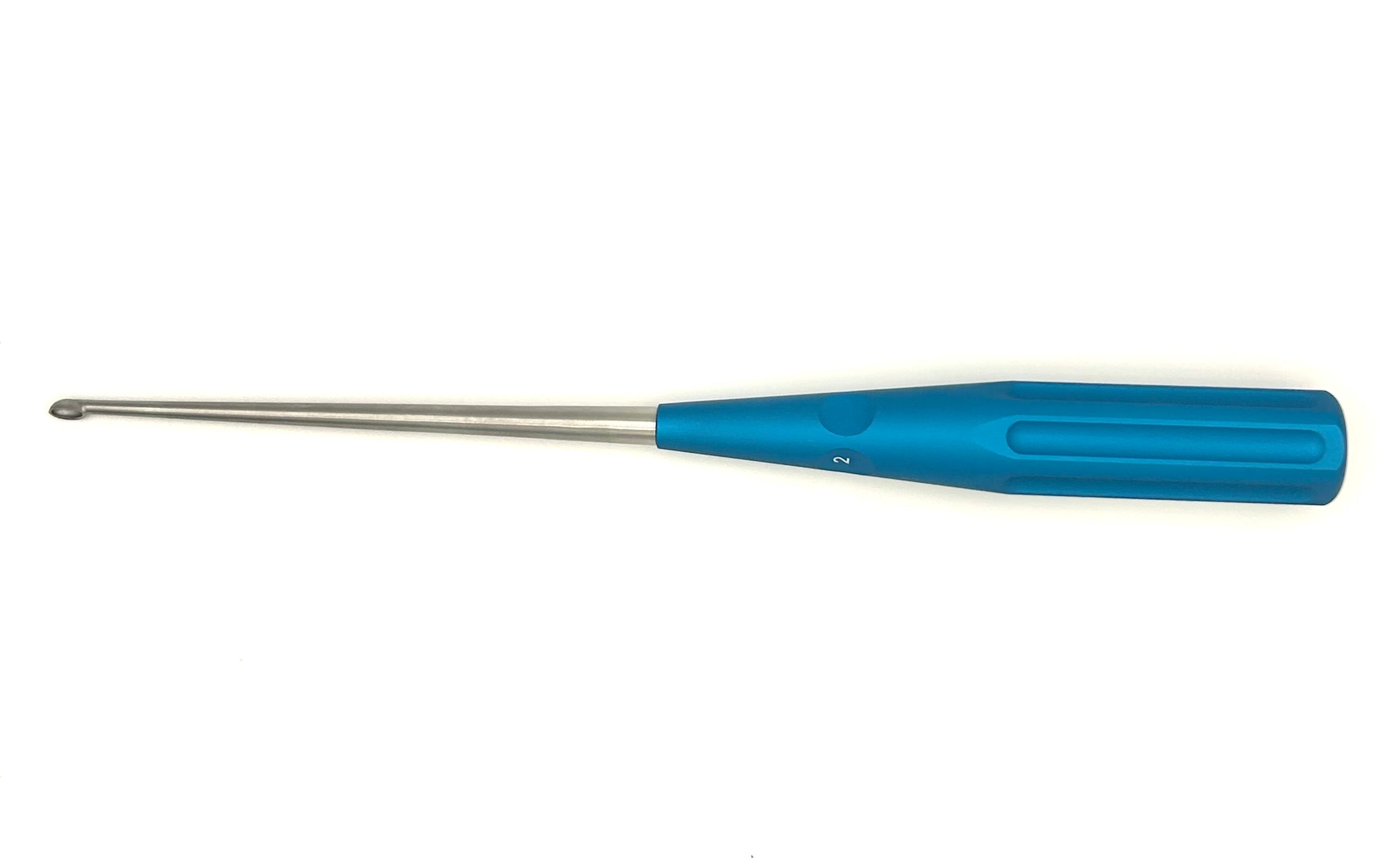 Chroma Style Spinal Curette Rev Ang 10" 2 Blue